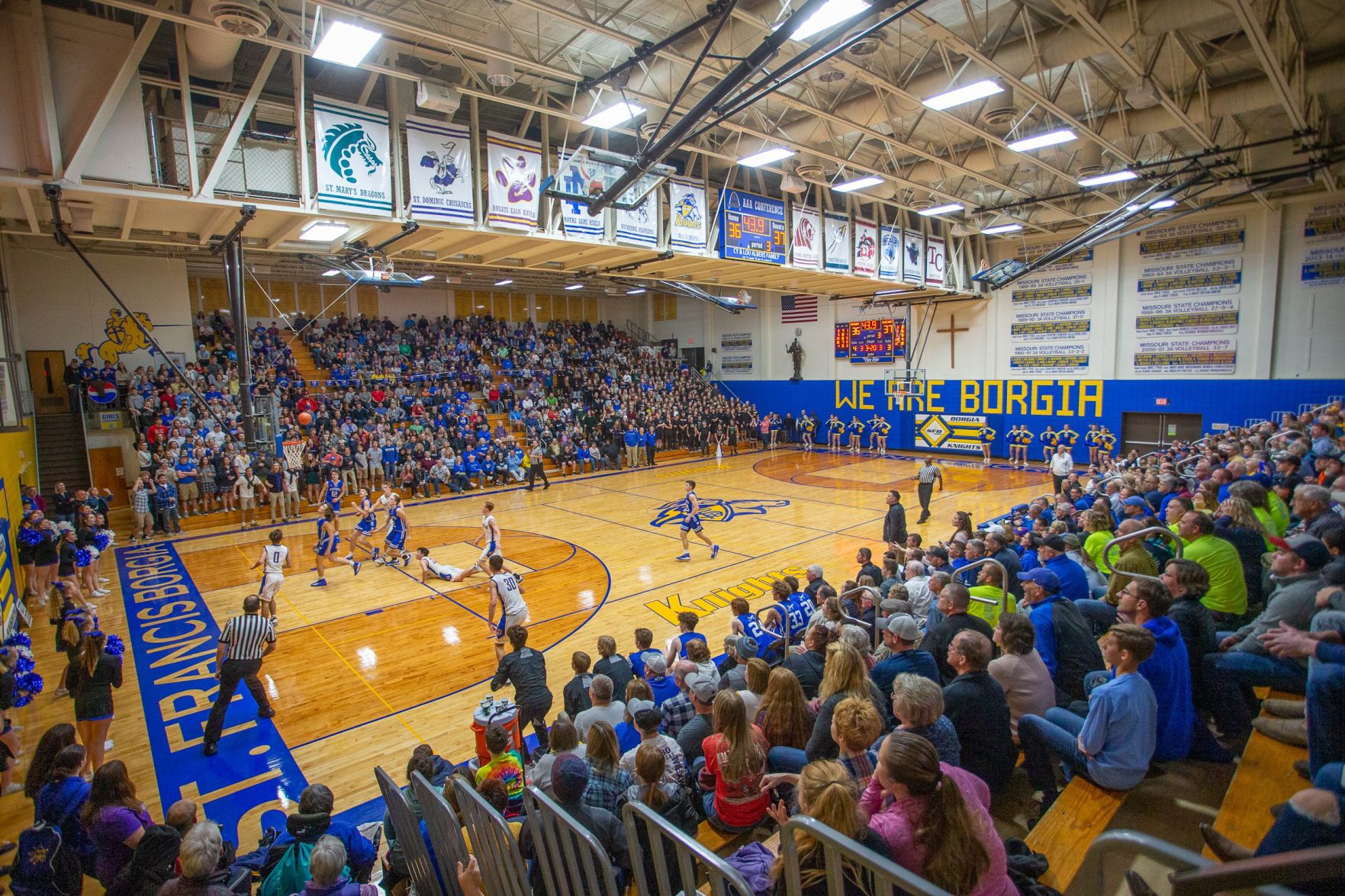Washington 57, Borgia 49